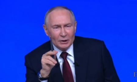 Drąsus klausimas Putinui. Iš žurnalisto buvo atimtas mikrofonas (Video) 