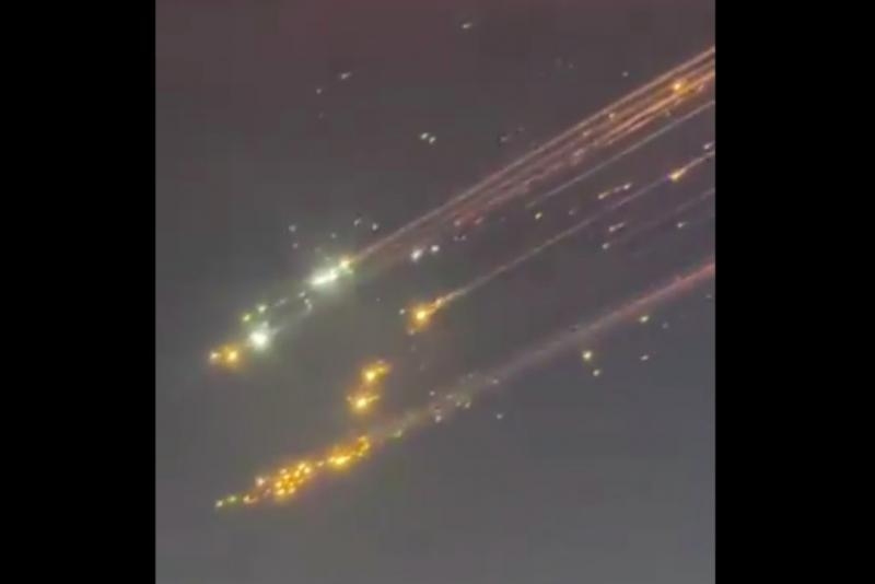 Starship sprogimas, matytas iš skrydžio FL410, 2025 m. liepa