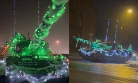 Lenkijos gatvėse – beprotiškas vokiškas tankas. Vairuotojai trynėsi akis (VIDEO)