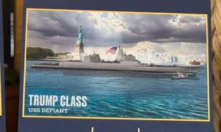 Trumpas skelbia „Auksinį laivyną“. „100 kartų galingesni už bet kurį kada nors pastatytą karo laivą“ (FOTO, VIDEO)