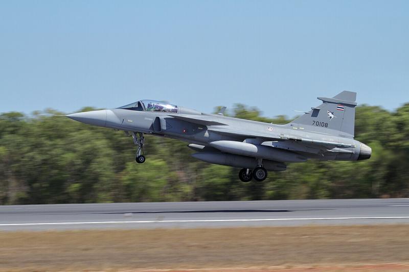 Karališkųjų Tailando oro pajėgų JAS 39C Gripen