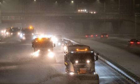 Sniego blokada: kelias uždarytas (Foto)