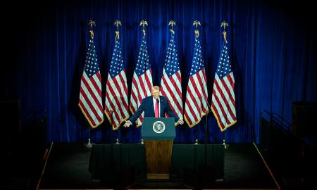 Jis nesakė „Ne.“ Trumpui užduotas svarbus klausimas (Video)