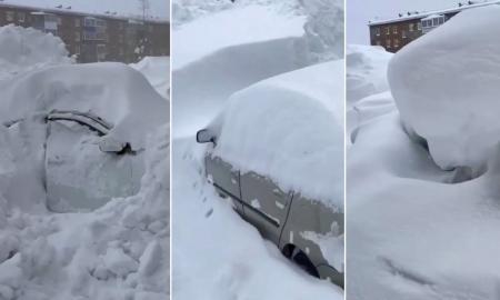 „Aukštesnės už žmogų.“ Automobiliai – palaidoti. Rusiją užgriuvo košmaras (VIDEO)