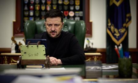 Blogas ženklas? Zelenskis Kyjive!