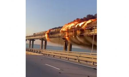 „Jis priartės labai tyliai“: naujas Ukrainos ginklas – mirties nuosprendis Krymo tiltui (Video)