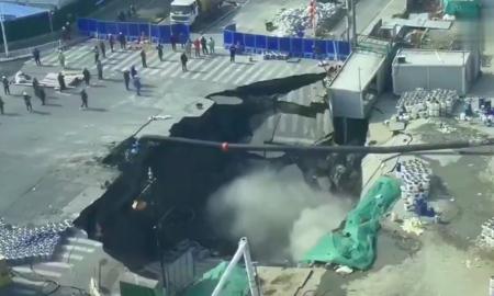 Staiga žemė prasmego skradžiai. Šiurpūs vaizdai. Užkariavo internetą (VIDEO)