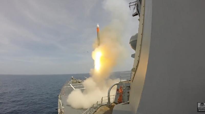 „Tomahawk“ raketos paleidimas