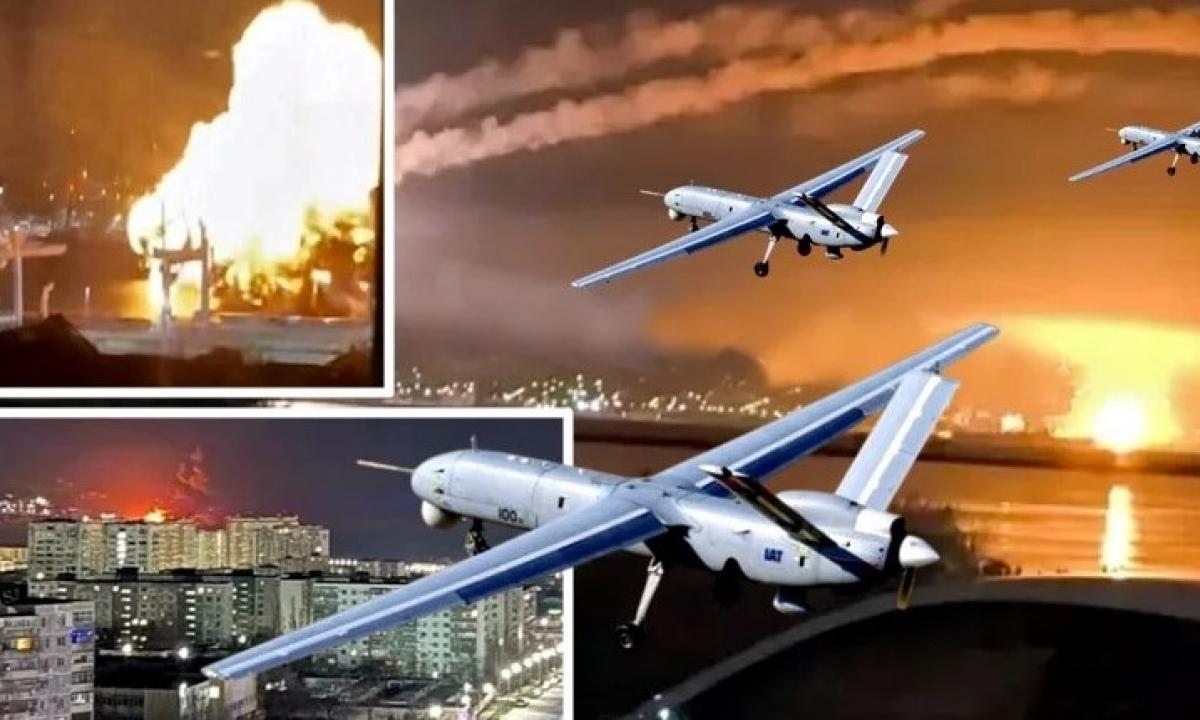 Jie buvo sumalti iš jūros ir oro! Masinis oro antskrydis nuniokojo strateginį uostą (Video)