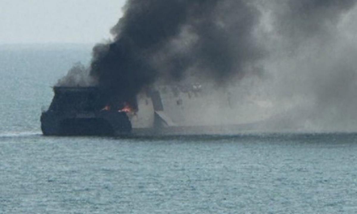 Didesnis už „Moskva“. Ką tik nuėjo į dugną (Video)