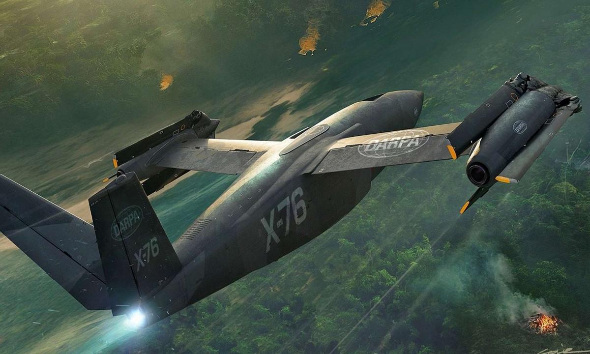Slaptas DARPA ginklas ruošiamas kilti: X-76 sujungė tai, kas atrodė neįmanoma (FOTO)