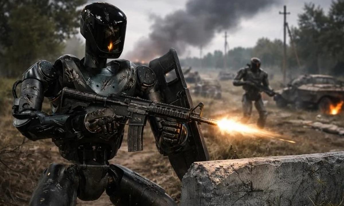 „Fantomai“ juda į frontą! Plieniniai šturmo kariai yra nenužudomi (Video)