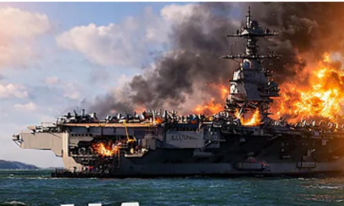 [ŽT] Drama lėktuvnešyje: daugiau nei 600 jūreivių staiga atsidūrė pavojuje