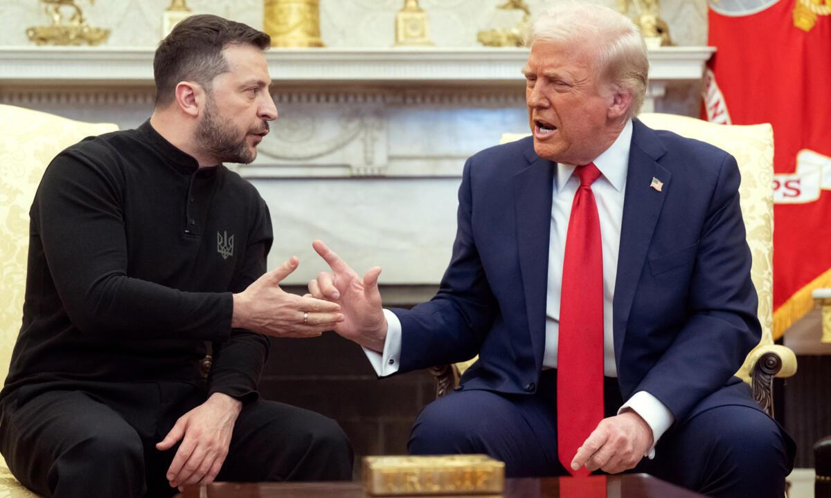 Trumpas puola Zelenskį: „Ukraina nieko nepadarė!“