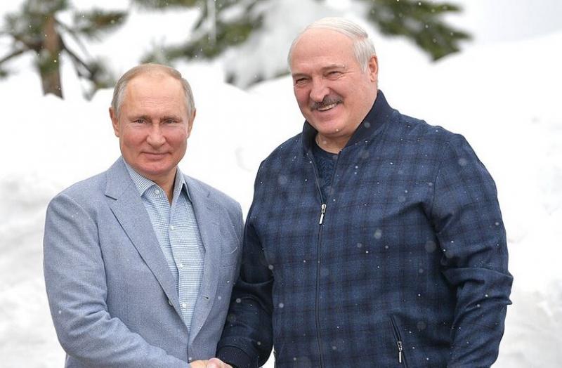 V. Putinas ir A. Lukašenka