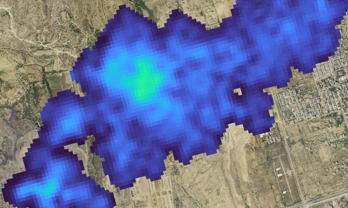Palydovai parodė vaizdus. Nuotėkius galima matyti iš kosmoso