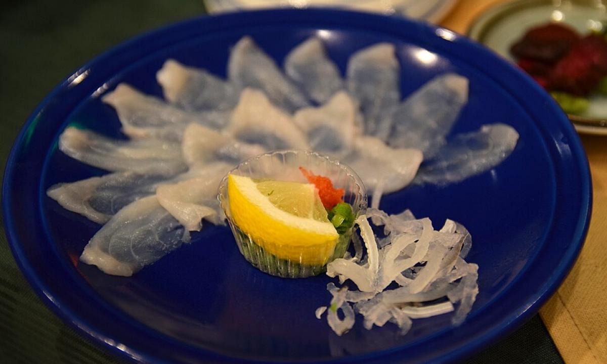 2 mg šios žuvies toksino yra mirtinas. Tai japonų delikatesas
