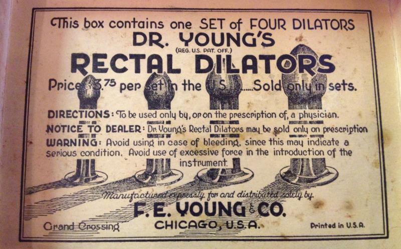 Dr. Young's Ideal Rectal Dilator rinkinys