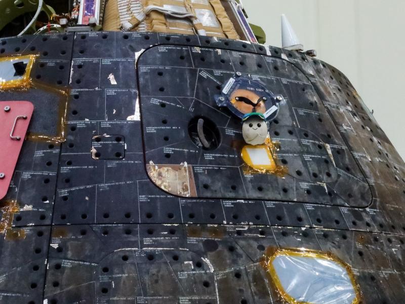 Artemis 2 misijos Orion erdvėlaivis po nusileidimo