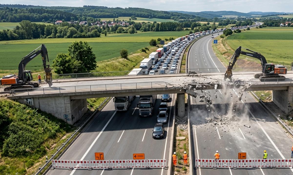 Statybų nesėkmė: priversti imtis drastiškų priemonių, nugriaus visą greitkelio tiltą