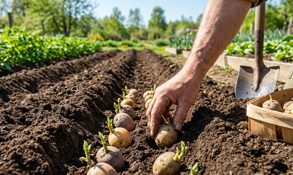Sodinkite bulves taip ir nuimsite derlių kibirais. Tai paprasta gudrybė