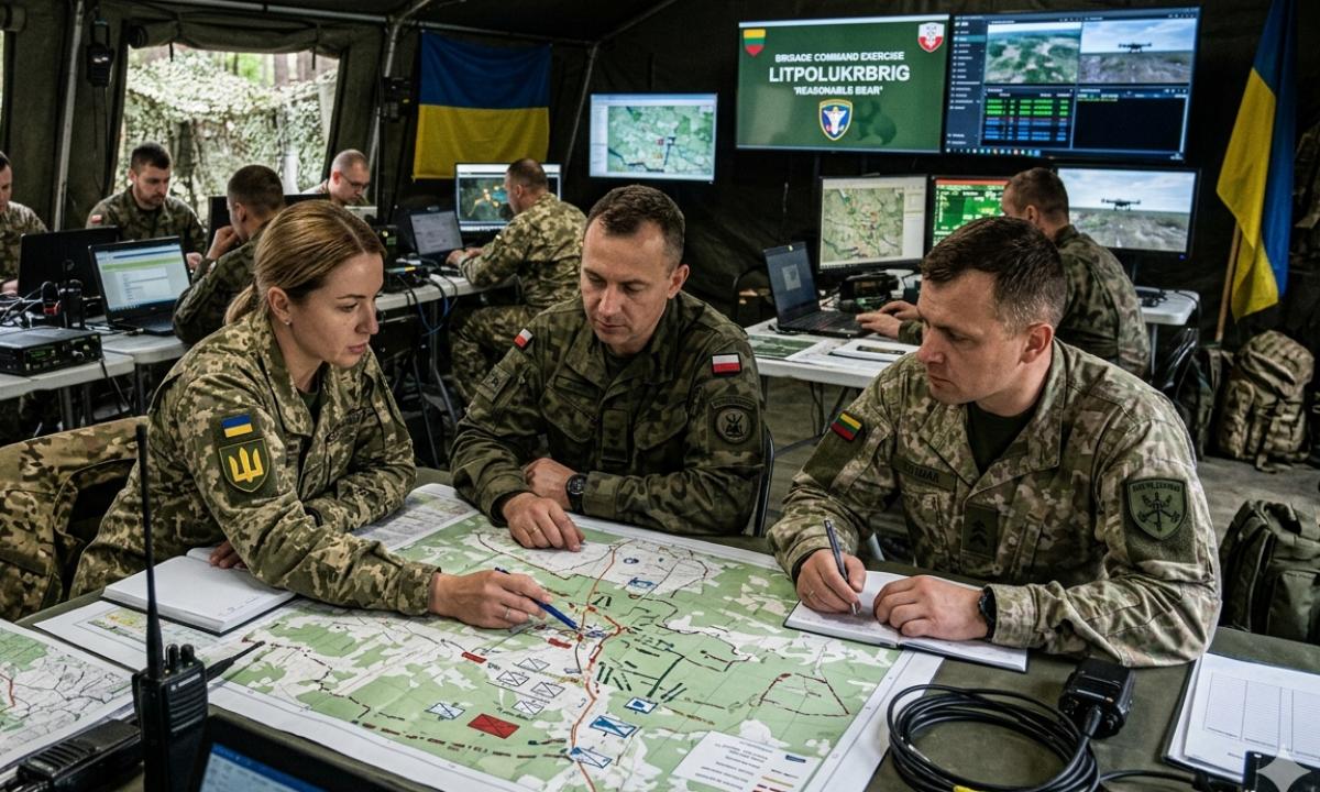 „Žingsniu priekyje“: Lietuva, Lenkija ir Ukraina aktyvuoja „Protingą lokį“