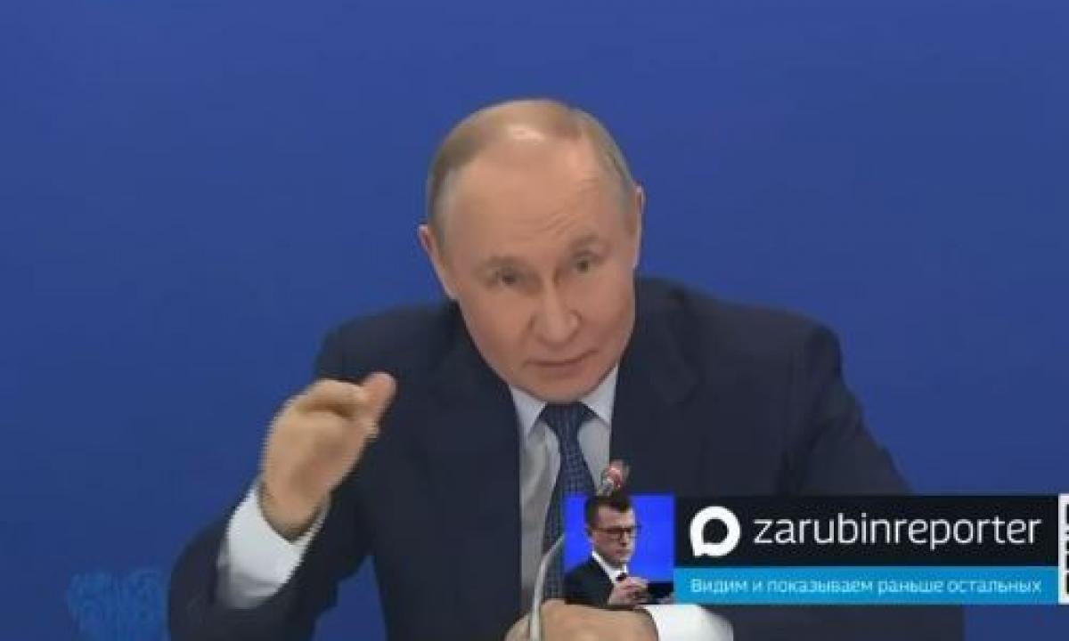 Putinas prakalbo apie karo pabaigą (Video)