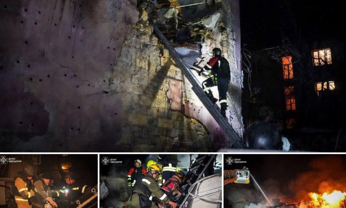 Pragaras Odesoje: Rusijos dronai su žeme sulygino gyvenamuosius namus – 2 žuvę, tarp 14 sužeistųjų – vaikai (Foto) 