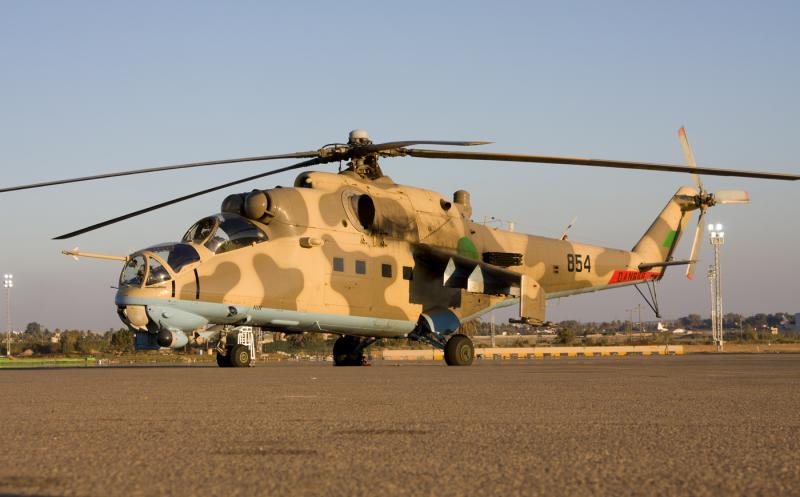 Mi-24 (asociatyvi nuotr.)