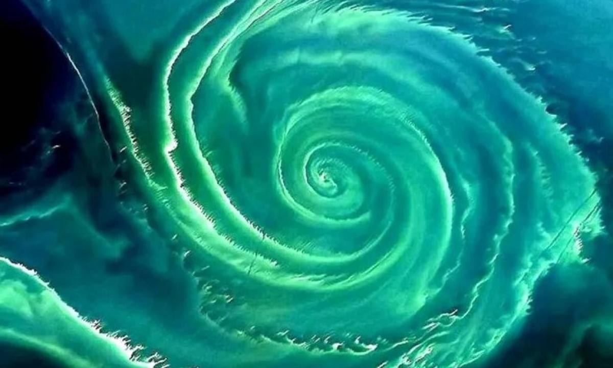 Didžiulis žalias sūkurys Baltijos jūroje. Tai nieko gero nežada. Tai faktas