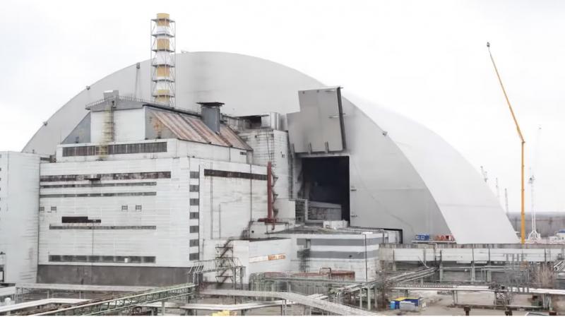 Černobylio atominės elektrinės sarkofagas