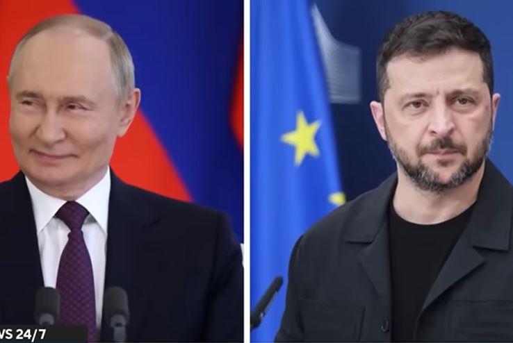 V. Putinas ir V. Zelenskis