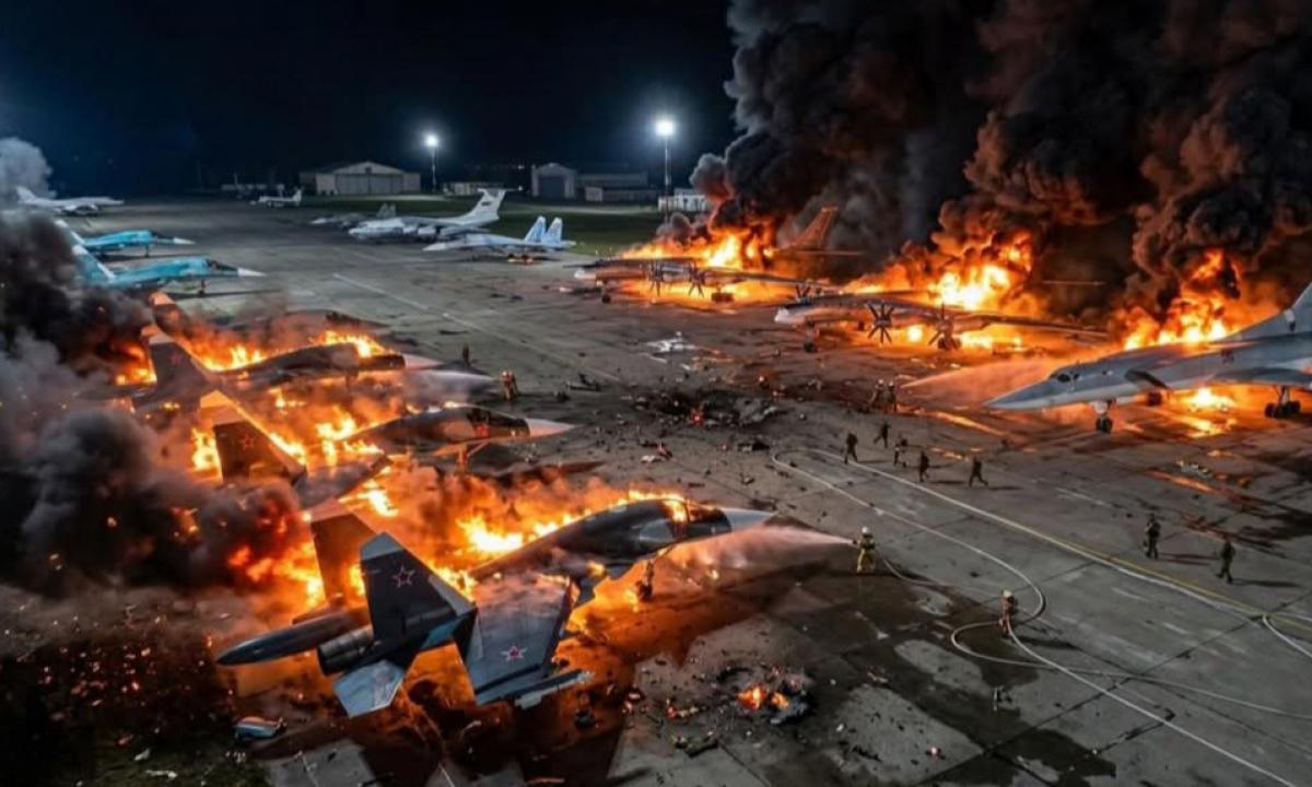 25 lėktuvai – pelenais: rusų „Z“ kanalai klykia iš isterijos