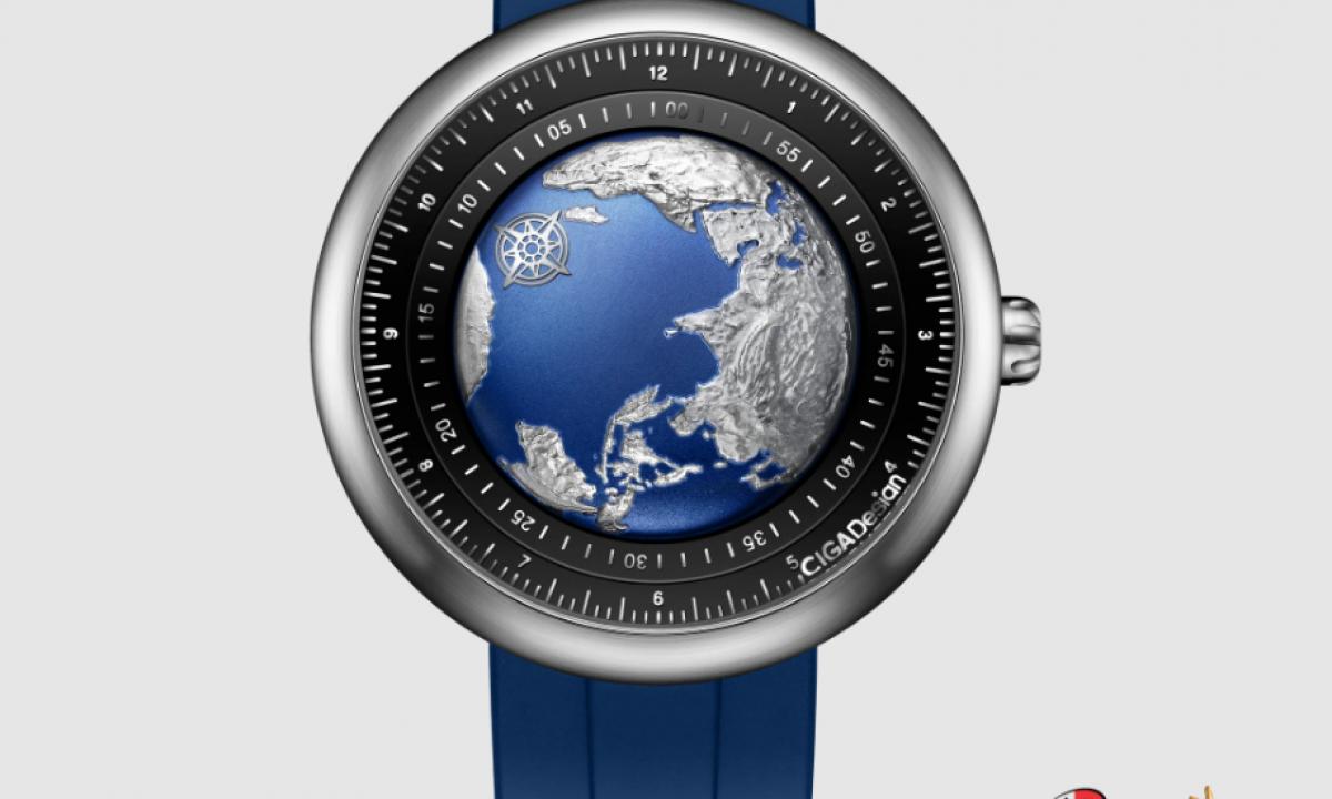 Revoliucinis laikrodis, įkvėptas Žemės: „CIGA Design Blue Planet I“ parduodamas ribotu kiekiu