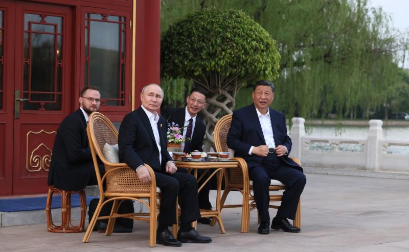 Xi Jinpingas ir V. Putinas