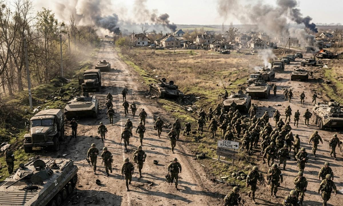 Rusijos armija paniškai traukiasi: sandėliai sproginėja vienas po kito