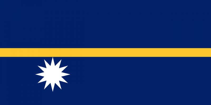 Nauru vėliava