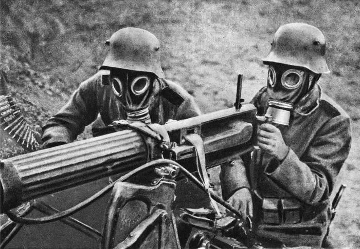 Pirmasis pasaulinis karas. Vokiečių kariai, 1918 m.