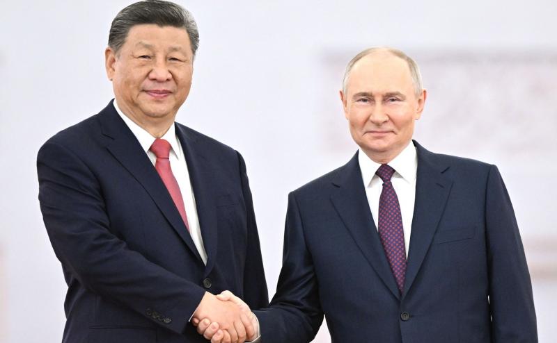 Xi Jinpingas ir V. Putinas