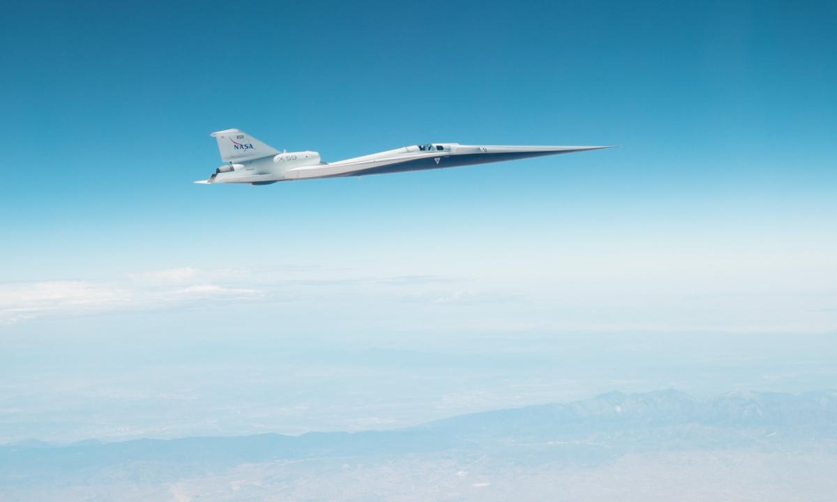 Dar vienas novatoriškas X-59 skrydis. Viršgarsinis lėktuvas pagerino savo paties rekordą