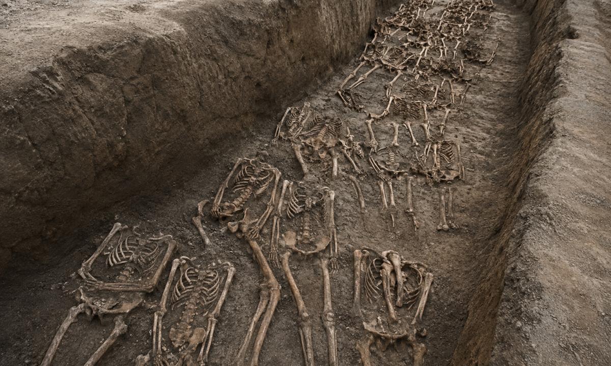 Šiurpus radinys netoli Lenkijos. Griovyje buvo paslėpti begalviai skeletai