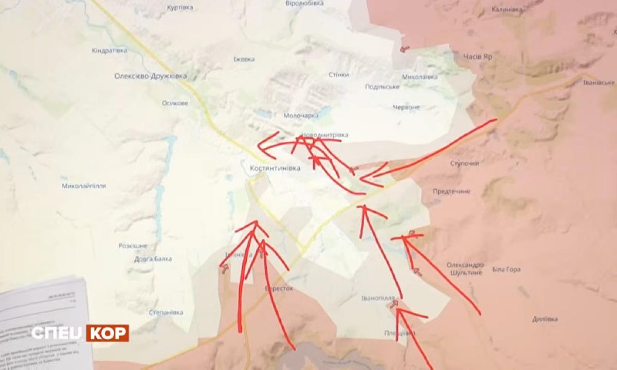 Kostiantynivka: planas „spąstai“ prasideda? (Video, foto)
