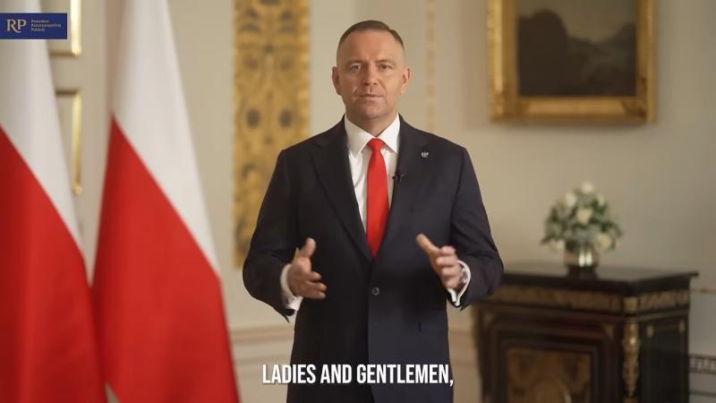 Lenkijos prezidentas Karolis Nawrockis