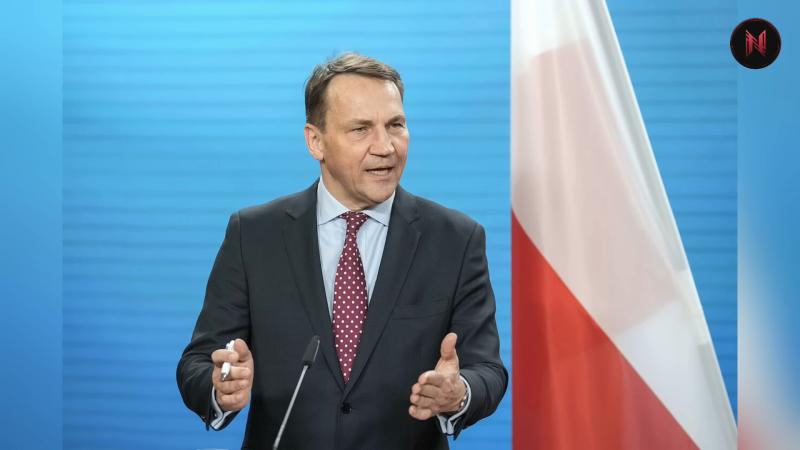 Lenkijos užsienio reikalų ministras Radosławas Sikorskis
