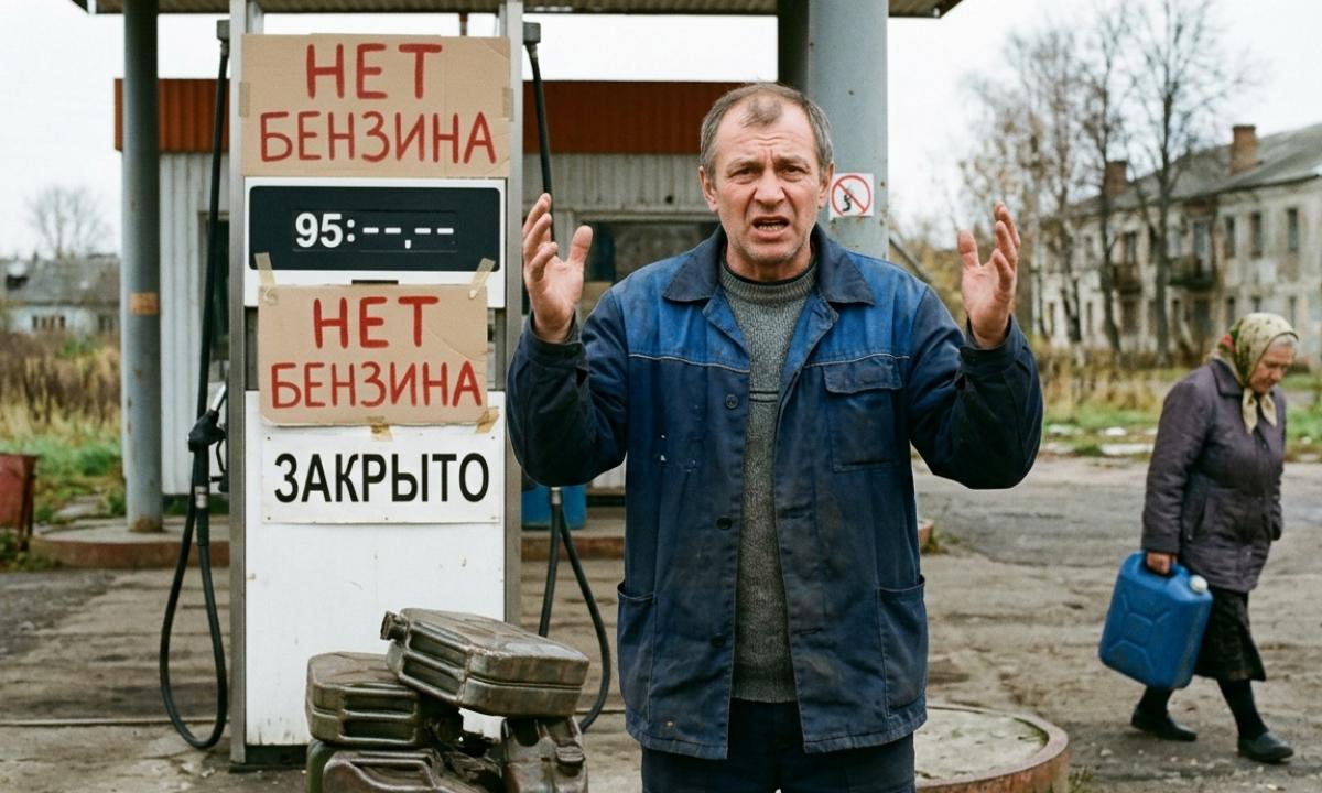 Sugalvojo, kaip išspręsti degalų trūkumą. Rusams šokas (Foto)