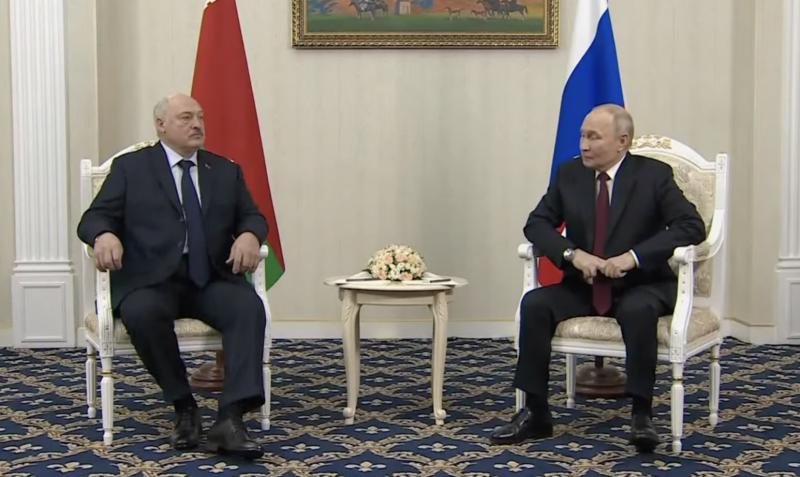 Aleksandras Lukašenka ir Vladimiras Putinas