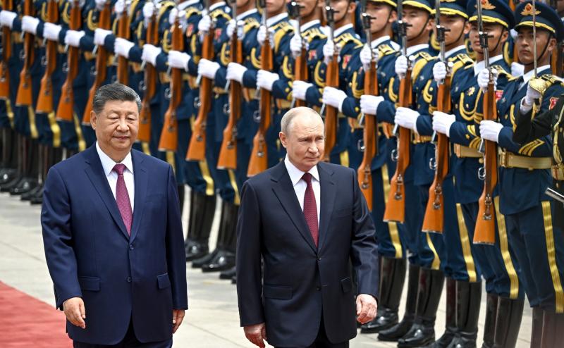 Xi Jinpingas ir V. Putinas