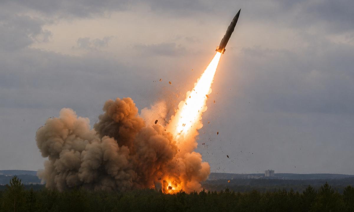 Paslaptinga raketa virš Rusijos. Jie nežino, kas tai buvo