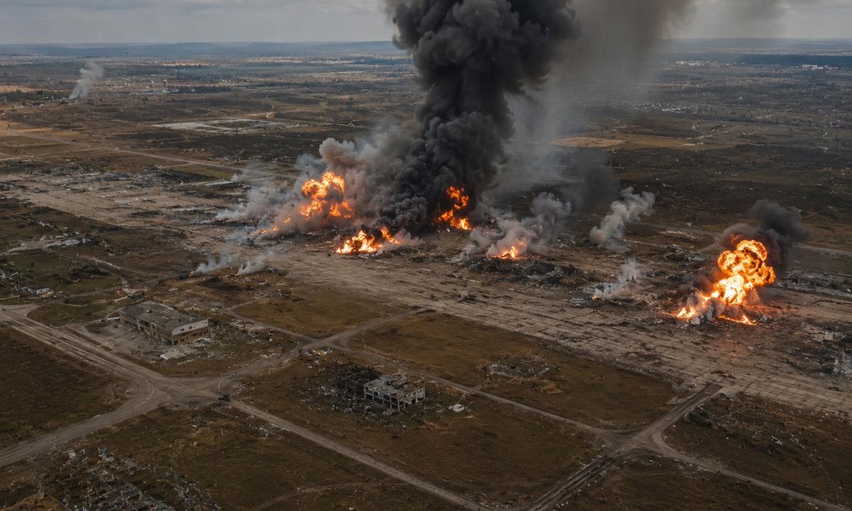 Ukraina juos turi „ugnies kontrolės“ zonoje. Palydovinės nuotraukos rodo, ką rusai ten daro vis tiek (Foto)