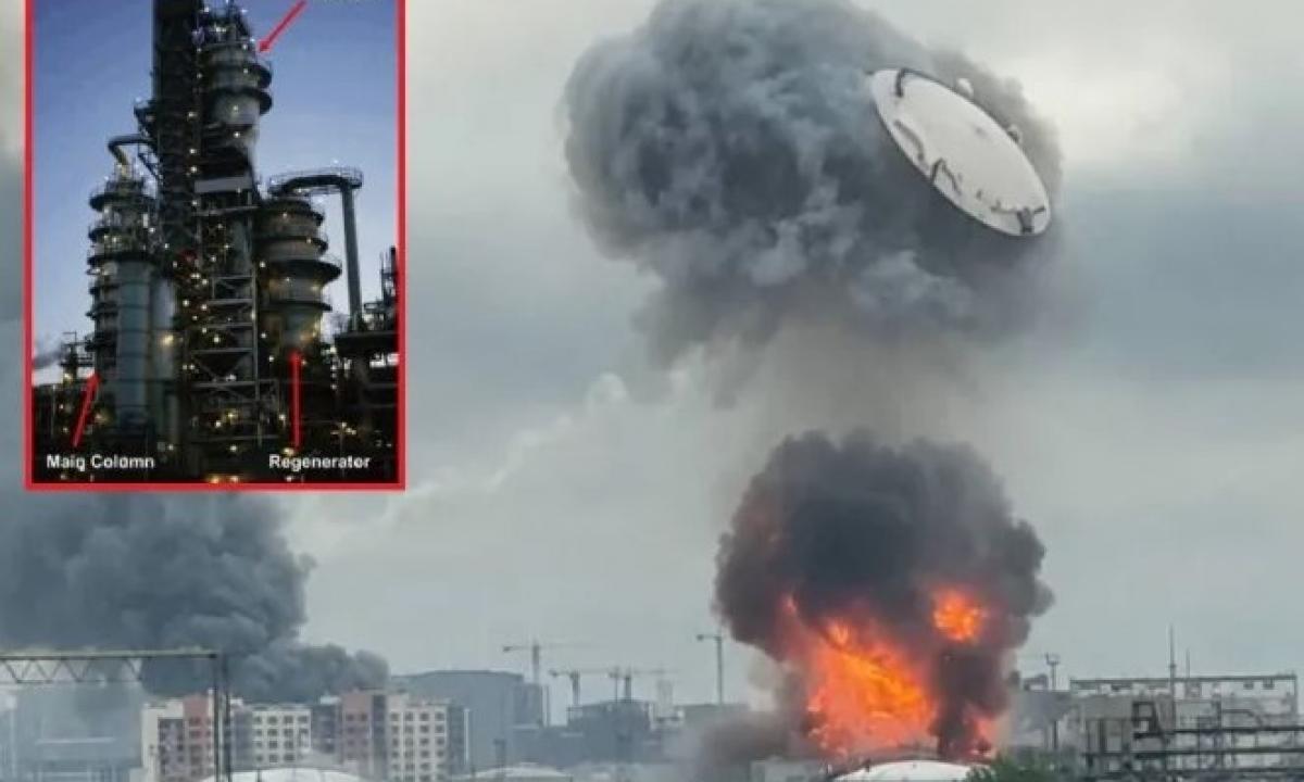 Ukrainiečiai rado Rusijos naftos perdirbimo gamyklų silpnąją vietą. Vienas smūgis gali jas išjungti mėnesiams (Video)